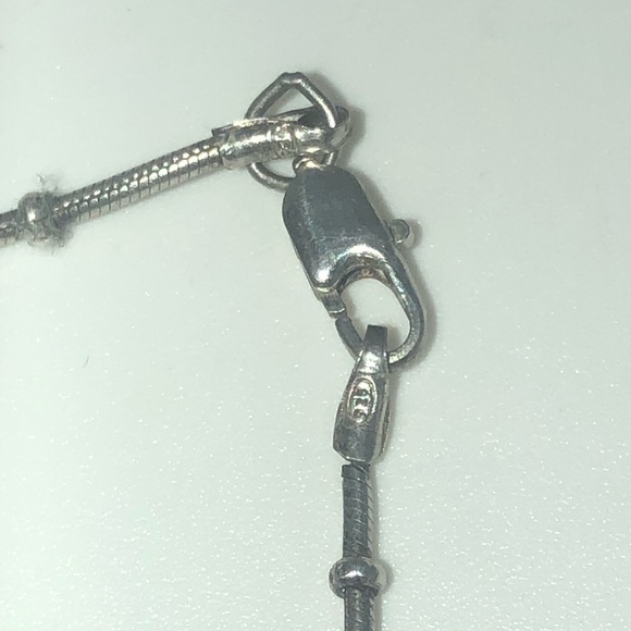 Vtg Sterling Amethyst Marcasite Chinese Luck Fortune Pendant & Chain 15” & 1.1” - Picture 8 of 10